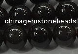 COB602 15.5 inches 10mm round ice black obsidian beads wholesale