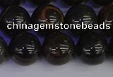 COB655 15.5 inches 14mm round gold black obsidian beads wholesale