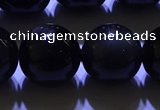 COB707 15.5 inches 18mm round ice black obsidian beads wholesale