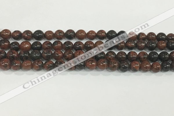 COB751 15.5 inches 6mm round mahogany obsidian beads wholesale