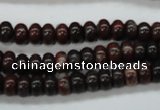 COJ10 15.5 inches 5*8mm rondelle blood jasper gemstone beads