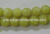 COJ104 15.5 inches 10mm round olive jade beads wholesale