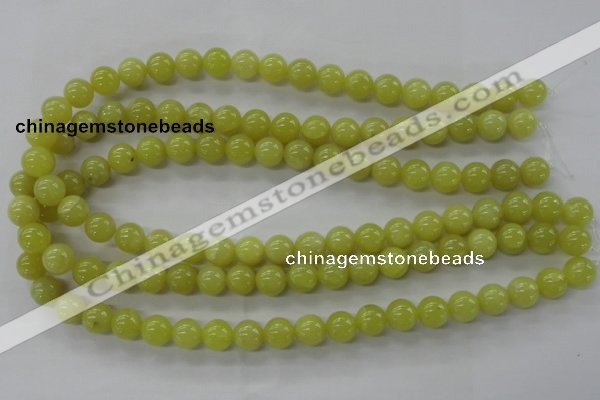 COJ104 15.5 inches 10mm round olive jade beads wholesale