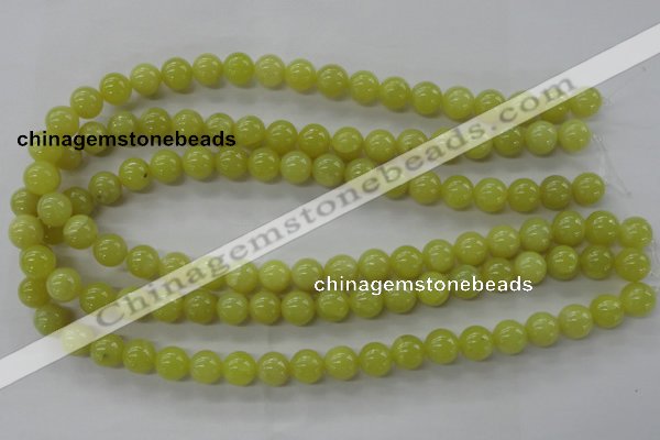 COJ104 15.5 inches 10mm round olive jade beads wholesale