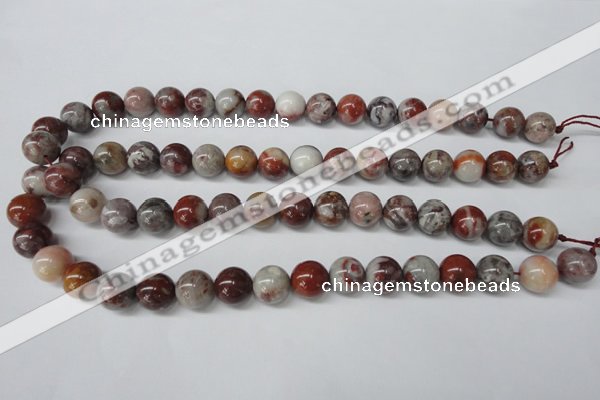 COJ205 15.5 inches 12mm round blood stone beads wholesale