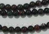 COJ301 15.5 inches 6mm round Indian bloodstone beads wholesale