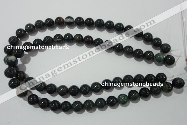 COJ304 15.5 inches 12mm round Indian bloodstone beads wholesale