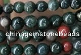 COJ330 15.5 inches 4mm round Indian bloodstone beads wholesale