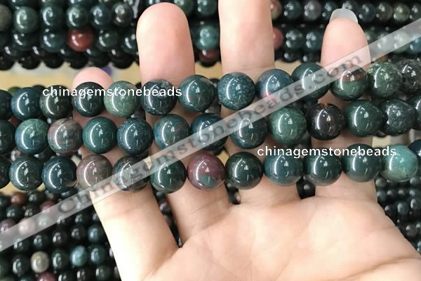 COJ333 15.5 inches 10mm round Indian bloodstone beads wholesale