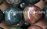 COJ334 15.5 inches 12mm round Indian bloodstone beads wholesale