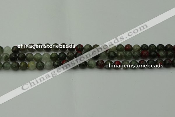 COJ451 15.5 inches 6mm round blood jasper beads wholesale