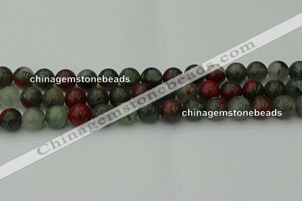 COJ454 15.5 inches 12mm round blood jasper beads wholesale