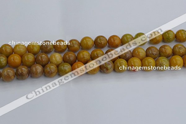 COJ603 15.5 inches 10mm round orpiment jasper beads wholesale