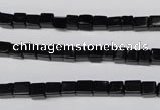 CON30 15.5 inches 4*4mm cube black onyx gemstone beads