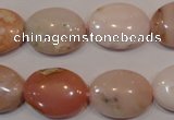 COP1025 15.5 inches 15*20mm oval natural pink opal gemstone beads