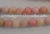 COP1061 15.5 inches 8mm round natural pink opal gemstone beads