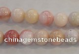 COP1062 15.5 inches 10mm round natural pink opal gemstone beads