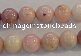 COP1063 15.5 inches 12mm round natural pink opal gemstone beads