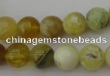 COP1204 15.5 inches 12mm round yellow opal gemstone beads