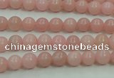 COP1211 15.5 inches 6mm round Chinese pink opal gemstone beads