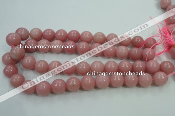 COP1216 15.5 inches 16mm round Chinese pink opal gemstone beads