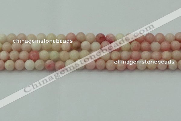 COP1226 15.5 inches 6mm round Chinese pink opal beads wholesale