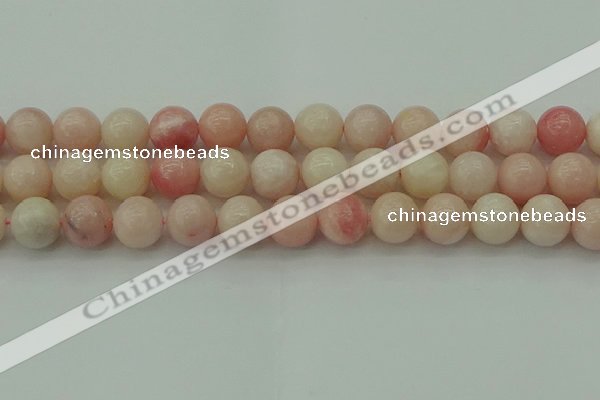 COP1229 15.5 inches 12mm round Chinese pink opal beads wholesale