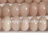 COP1238 15.5 inches 5*8mm rondelle Chinese pink opal beads