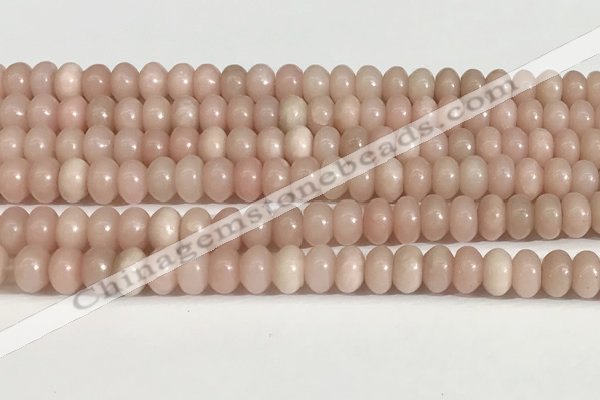 COP1238 15.5 inches 5*8mm rondelle Chinese pink opal beads
