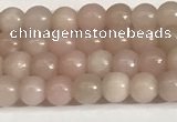 COP1240 15.5 inches 4mm round Chinese pink opal beads