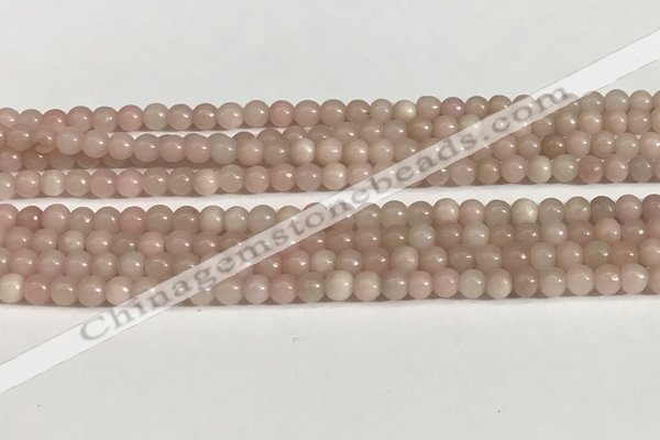 COP1240 15.5 inches 4mm round Chinese pink opal beads