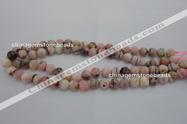 COP1252 15.5 inches 8mm round natural pink opal gemstone beads