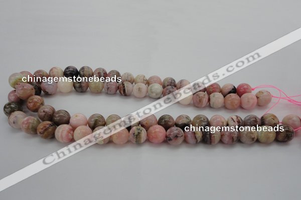 COP1254 15.5 inches 12mm round natural pink opal gemstone beads