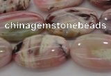 COP1276 15.5 inches 15*20mm oval natural pink opal gemstone beads