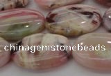 COP1277 15.5 inches 18*25mm oval natural pink opal gemstone beads