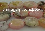 COP1290 15.5 inches 8*12mm oval natural pink opal beads