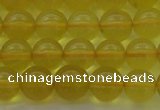 COP1302 15.5 inches 8mm round natural yellow opal gemstone beads