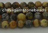 COP1381 15.5 inches 6mm round moss opal gemstone beads whholesale