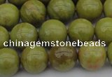 COP1403 15.5 inches 10mm round yellow opal gemstone beads