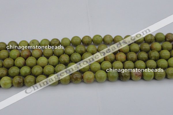 COP1403 15.5 inches 10mm round yellow opal gemstone beads