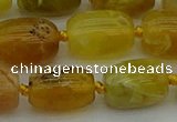 COP1422 15.5 inches 13*18mm drum yellow opal gemstone beads