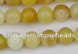 COP1427 15.5 inches 8mm round yellow opal beads wholesale