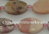 COP1438 15.5 inches 15*20mm oval natural pink opal gemstone beads