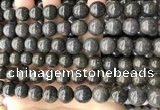 COP1447 15.5 inches 10mm - 11mm round blue opal gemstone beads