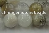 COP1453 15.5 inches 10mm round grey opal gemstone beads