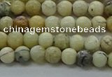 COP1460 15.5 inches 4mm round African opal gemstone beads