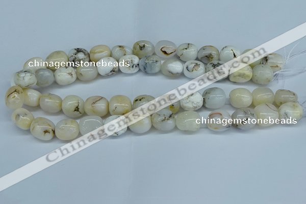 COP1485 15.5 inches 10*14mm - 12*16mm nuggets grey opal beads