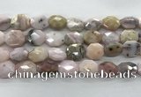 COP1495 12*16mm - 13*18mm faceted octagonal natural pink opal beads