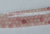 COP150 15.5 inches 4mm round pink opal gemstone beads wholesale