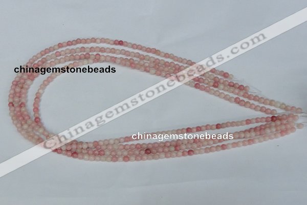 COP150 15.5 inches 4mm round pink opal gemstone beads wholesale